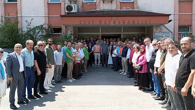 Kaymakam Karataş Cide'ye Veda Etti