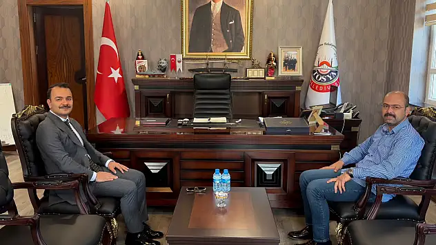 Kaymakam Konak'tan Başkan Kavaklıgil'e İade-i Ziyaret