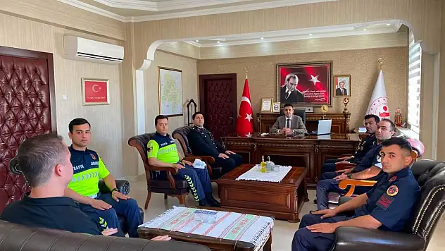 Kaymakam Kürşad Karaselvi, Jandarma Teşkilatını Ağırladı