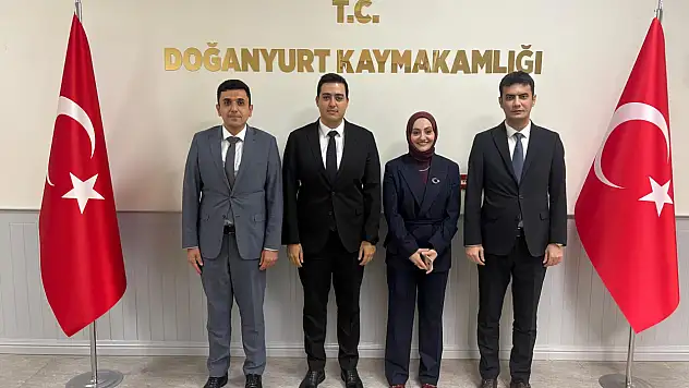 Kaymakam Mert Bayar'a Nezaket Ziyareti