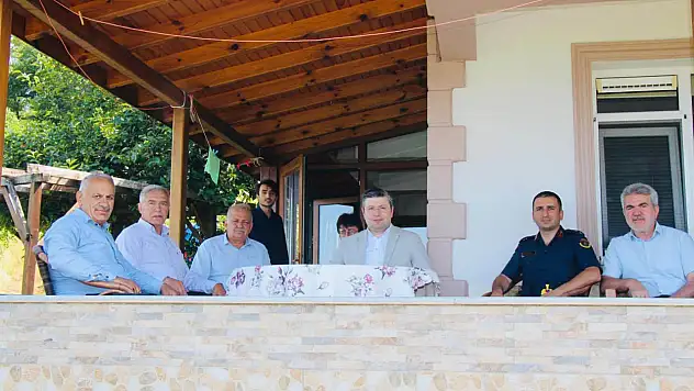 Kaymakam Necdet Uçar Çamdalı Köyü'nde Vatandaşlarla Buluştu