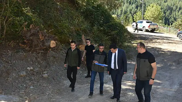 Kaymakam Pazarcı, Orman Çalışmalarını Yerinde İnceledi