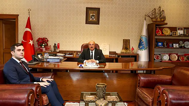 Kaymakam Refiki Akbel'den Belediye Ziyareti