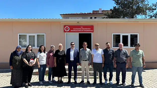 Kaymakam Şahin'den İhsangazi MYO'ya Veda Ziyareti