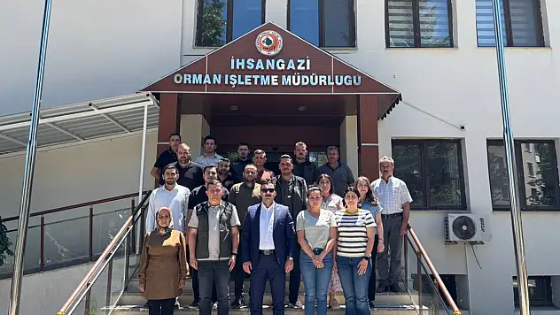 Kaymakam Şahin'den Orman İşletme Müdürlüğü'ne Veda Ziyareti