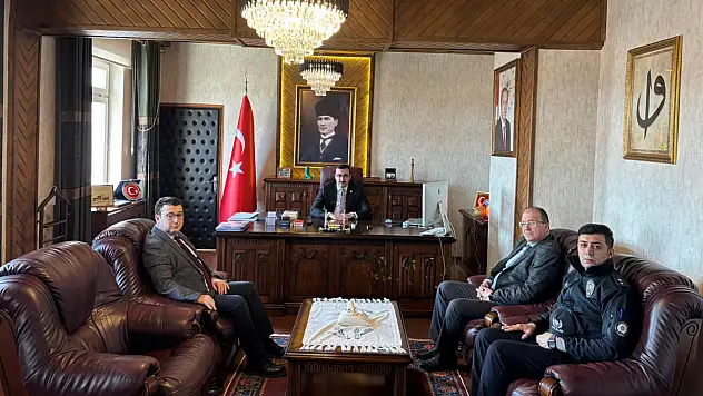 Kaymakam Şahin'i Ziyaret Ettiler