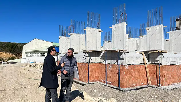 Kaymakam Tekin'den TOKİ İnşaatına Ziyaret