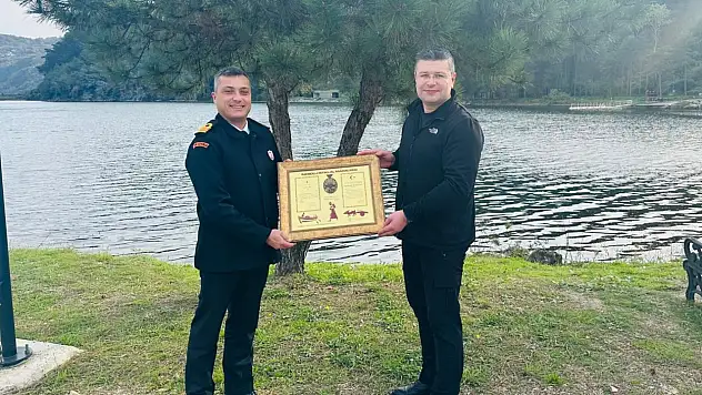 Kaymakam Uçar'dan Sahil Güvenlik'e Ziyaret