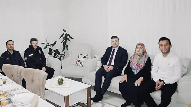 Kaymakam Uçar'dan Şehit Ailesine İftar Ziyareti