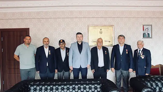 Kaymakam Uçar, Gazileri Makamında Ağırladı