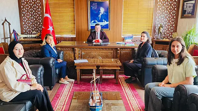 Kaymakam Uçar'ı Makamında Ziyaret Ettiler