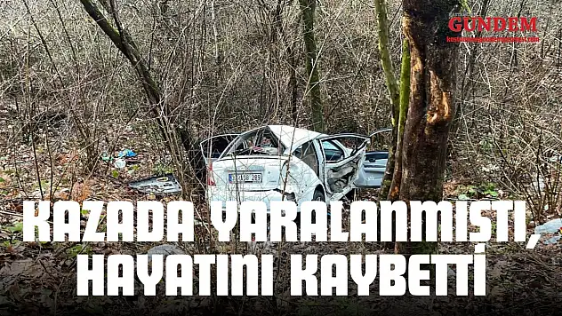 Kazada Yaralanan Vatandaş, Hayatını Kaybetti