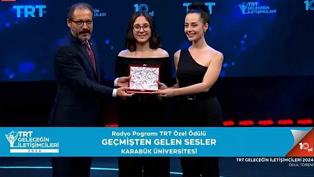 Karabük Üniversitesi Öğrencilerine TRT Özel Ödülü