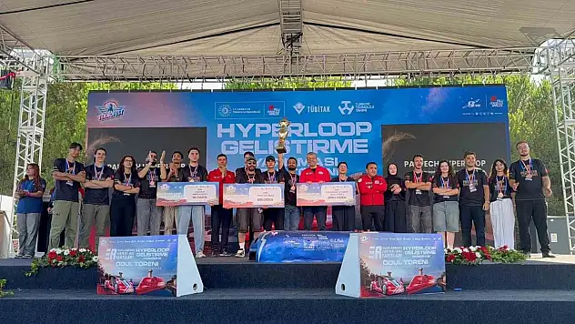 KBÜ'nün PARTECH Hyperloop Takımı Türkiye ikincisi oldu