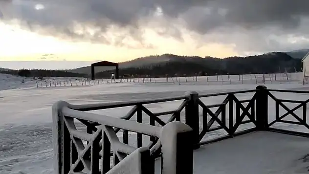 Keltepe Kayak Merkezi Yeniden Karla Kaplandı