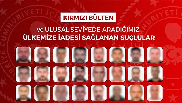 Kırmızı Bültenle Aranan Şahıslar Türkiye'ye Getirildi