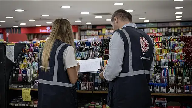 Kırtasiye Ve Okul Ürünlerine Sıkı Denetim