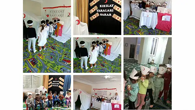 Kızılay Haftası Kur'an Kurslarında Etkinliklerle Kutlandı