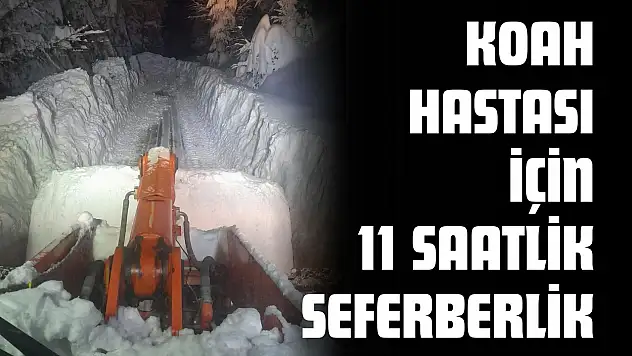 KOAH Hastası İçin 11 Saatlik Seferberlik