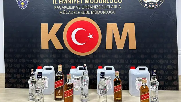 KOM'dan Sahte İçki Operasyonu!