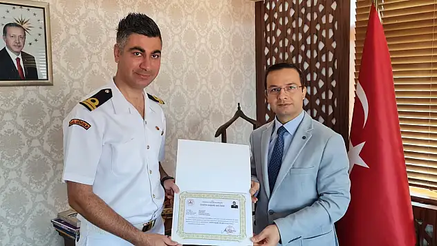 Komutan Satkan'dan veda ziyareti