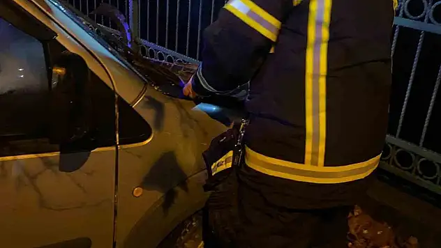 Kontrolden Çıkan Araç Kaza Yaptı: 1 Yaralı