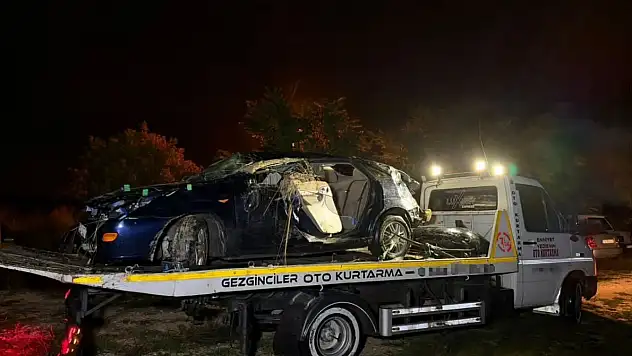 Kontrolden çıkan otomobil takla attı: 3 yaralı