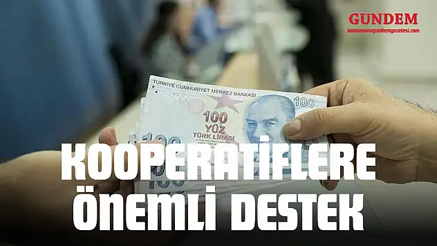 Kooperatiflere Önemli Destek