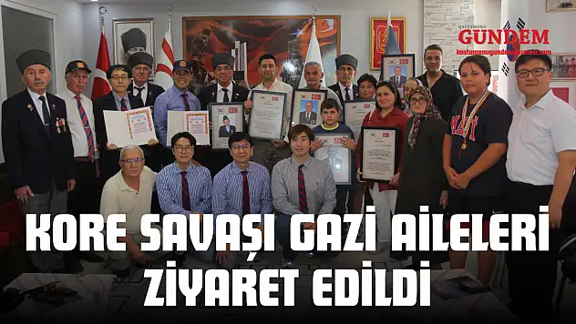 Kore Savaşı Gazi Aileleri Ziyaret Edildi