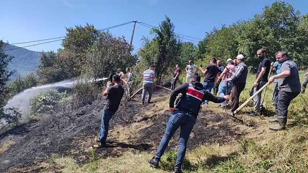 Korkutan anız yangını