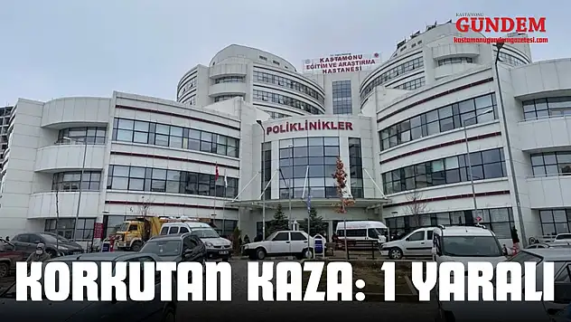 Korkutan Kaza: 1 Yaralı
