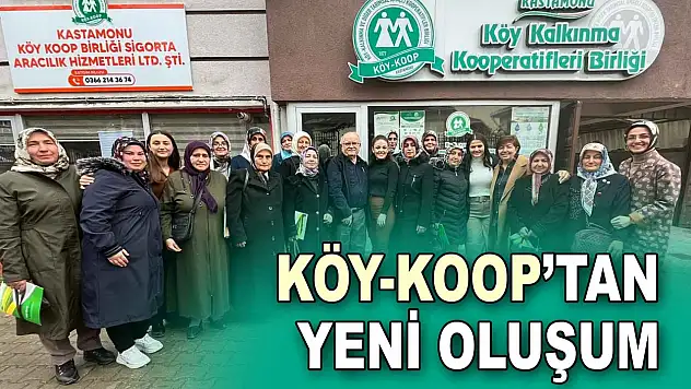 KÖY-KOOP'tan Yeni Oluşum