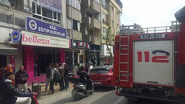 İşyerinde Çıkan Yangın Korkuttu
