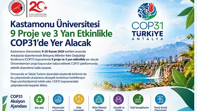 KÜ COP31'de Yer Alacak