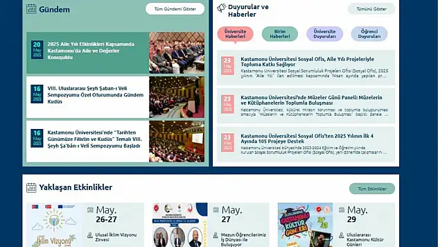 KÜ, Modern Yapısıyla Ziyaretçilerini Karşılıyor
