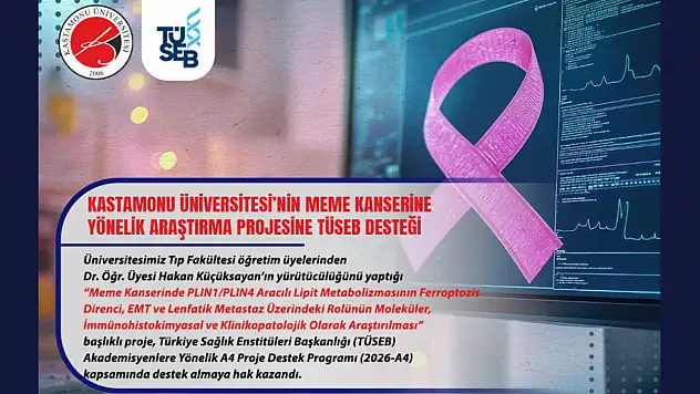 KÜ'nün Projesine TÜSEB Desteği