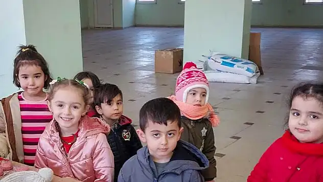 Küçük çocuklardan büyük destek