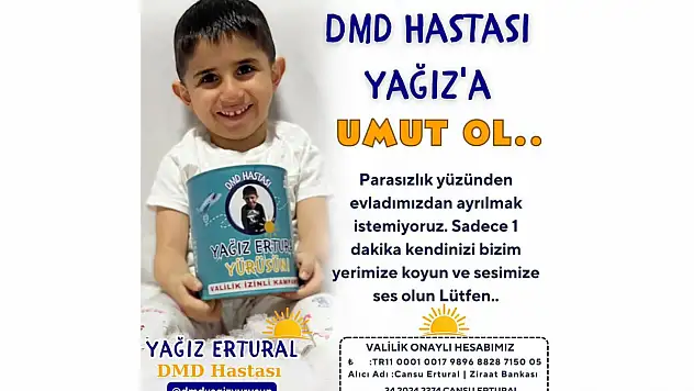 Küçük Yağız İçin Destek Çağrısı Yapıldı