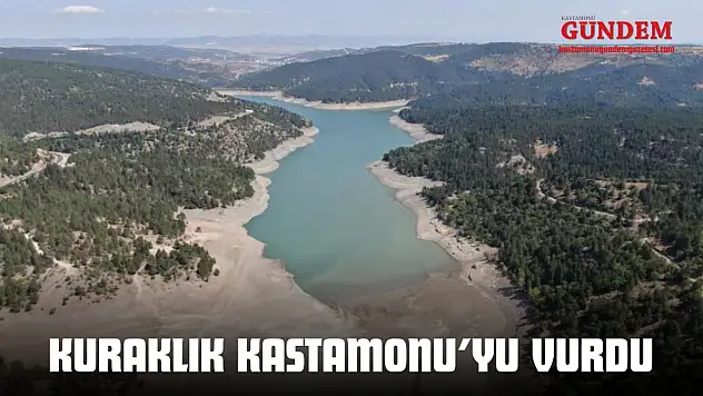 Kuraklık Kastamonu'yu Vurdu: Barajda Sular Çekildi