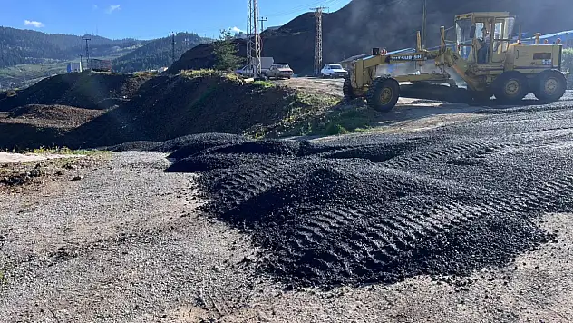 Küre'de Asfalt Çalışmaları Devam Etti