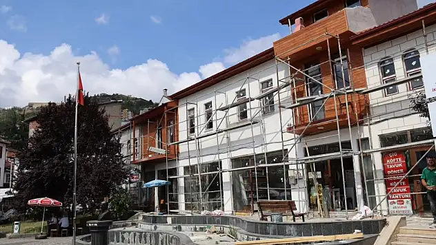 Küre'de Cephe İyileştirme Çalışmaları Sürüyor