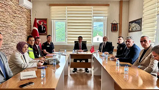 Küre'de İstiklal Yolu Yürüyüşü İçin Koordinasyon Toplantısı Düzenlendi
