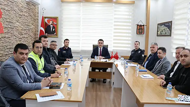 Küre'de Kış Tedbirleri Toplantısı Yapıldı