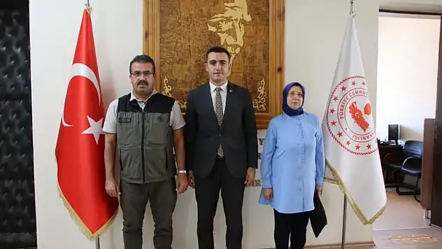 Küre Kaymakamı Hasan Çakır'a Orman Bölge Müdürü Yaslıkaya'dan Ziyaret