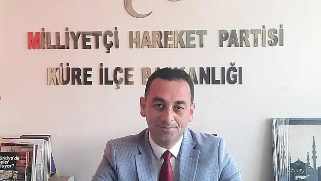 Küre MHP İlçe Başkanı Onur Uysal istifa etti
