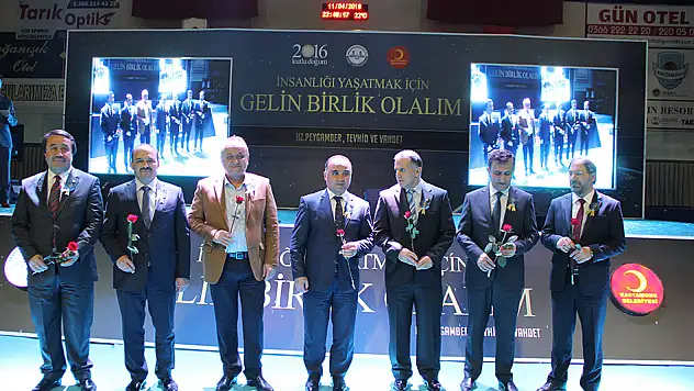 Kutlu Doğum programında 'birlik beraberlik' vurgusu