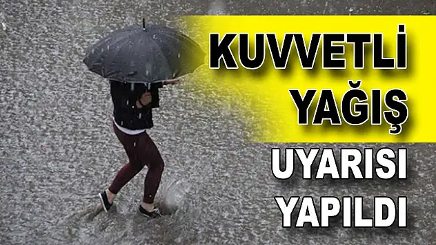 Kastamonu İçin Kuvvetli Yağış Uyarısı Yapıldı