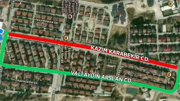 Kuzeykent'te O Cadde Trafiğe Kapatılacak