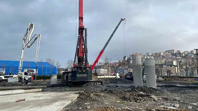 Lavuar Alanında Çalışmalar Aralıksız Devam Ediyor