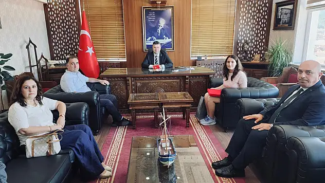 LGS Birincisinden Kaymakam Uçar'a Ziyaret